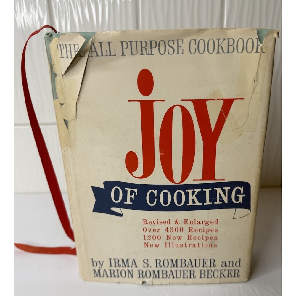 VINTAGE Joy of Cooking Hardcover Cookbook Rombauer & Becker Classic DC 1967 VGUC